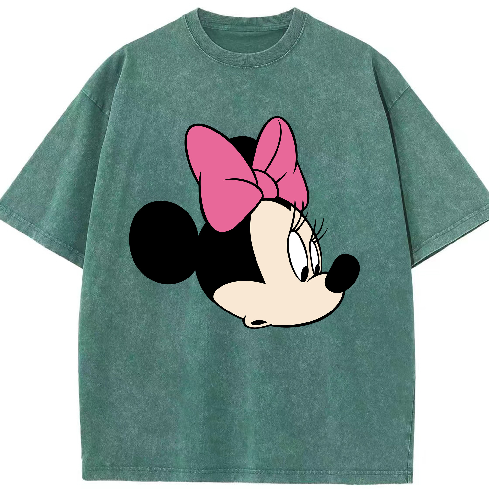 （画像用） ミッキーマウス Mickey Mouse 綿100% ヴィンテージ風 半袖Tシャツ（フロントプリント）